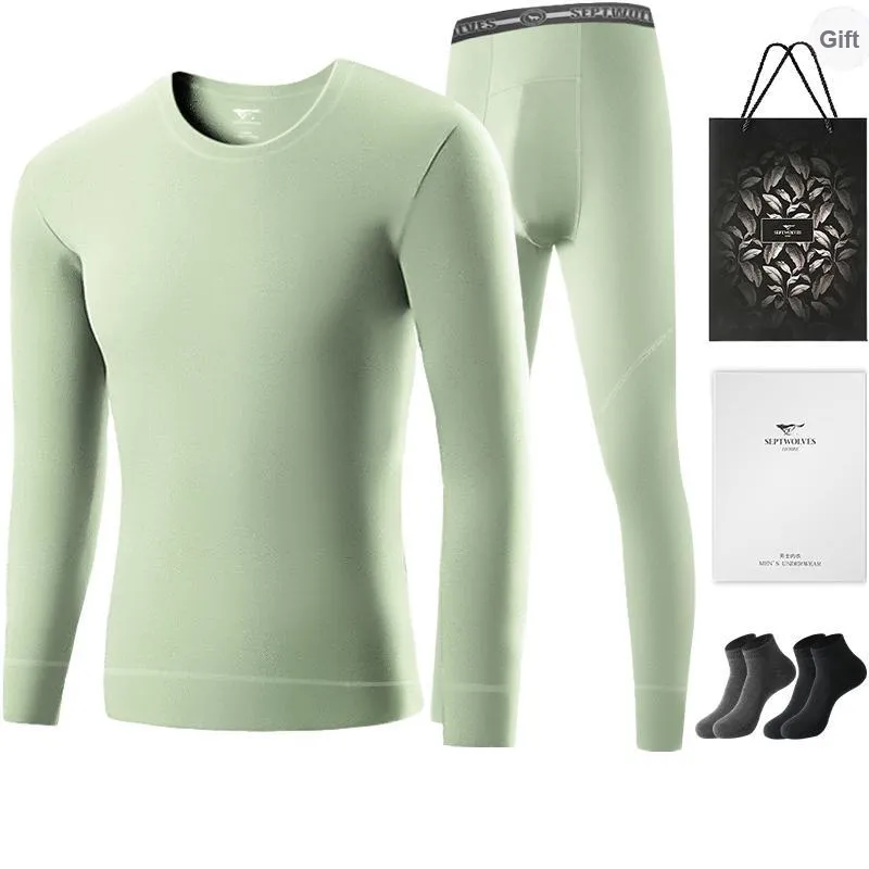 SEPTWOLVES Thermal Set Men's Gift Box Set+Shopping Bag-2