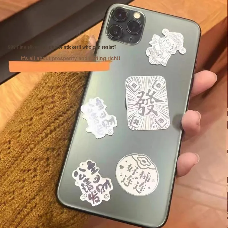 AWD Sterling Silver Cell Phone Sticker Unisex-3