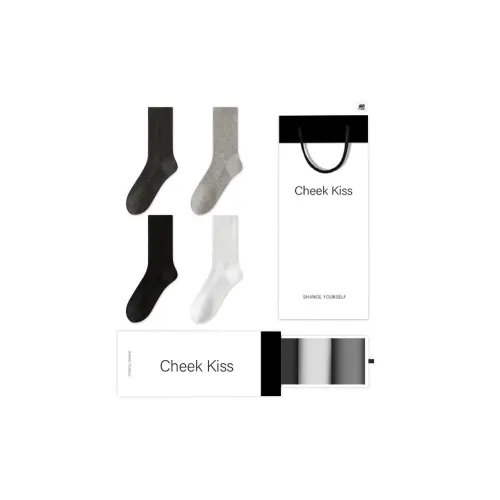 Cheekkiss Носки Унисекс Высокие носки Утепление Термические Анти-запах Анти-пиллинг Колено Высокие носки 100% хлопок Набор в подарочной коробке
