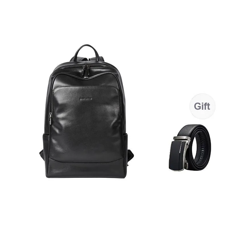 BOSTANTEN Cow Leather Backpack Regular Men's Black-0