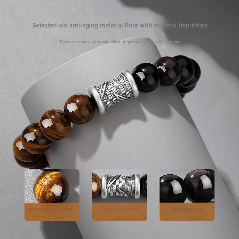 SGM Tiger's Eye Stone Bracelets Unisex-2