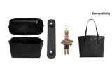 [Classic]city33 Black Silver Shoulder Pads+Liner *Free Rabbit