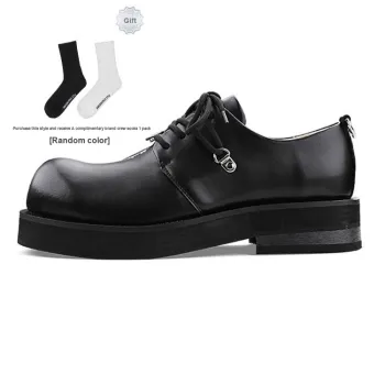 HANQIAORIJI Casual Shoes 4.5cm Unisex Black