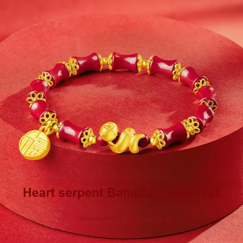 Yi Mingju Cinnabar Bracelets Women's-1