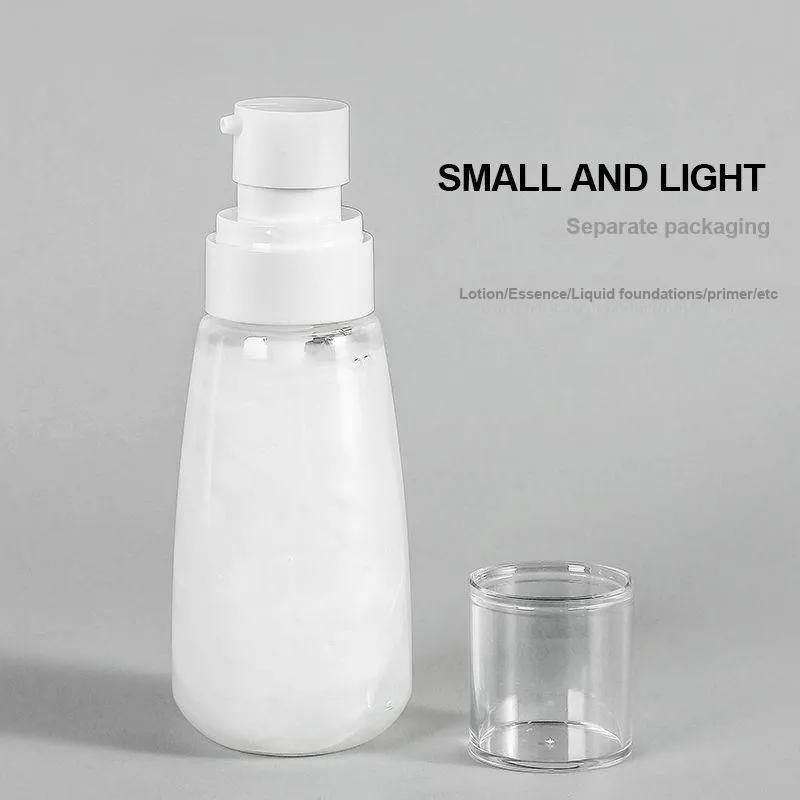 JIAOXUEFEI 100ML Travel Portable Empty Bottle Lotion Foundation And Toner Sample Compress-1
