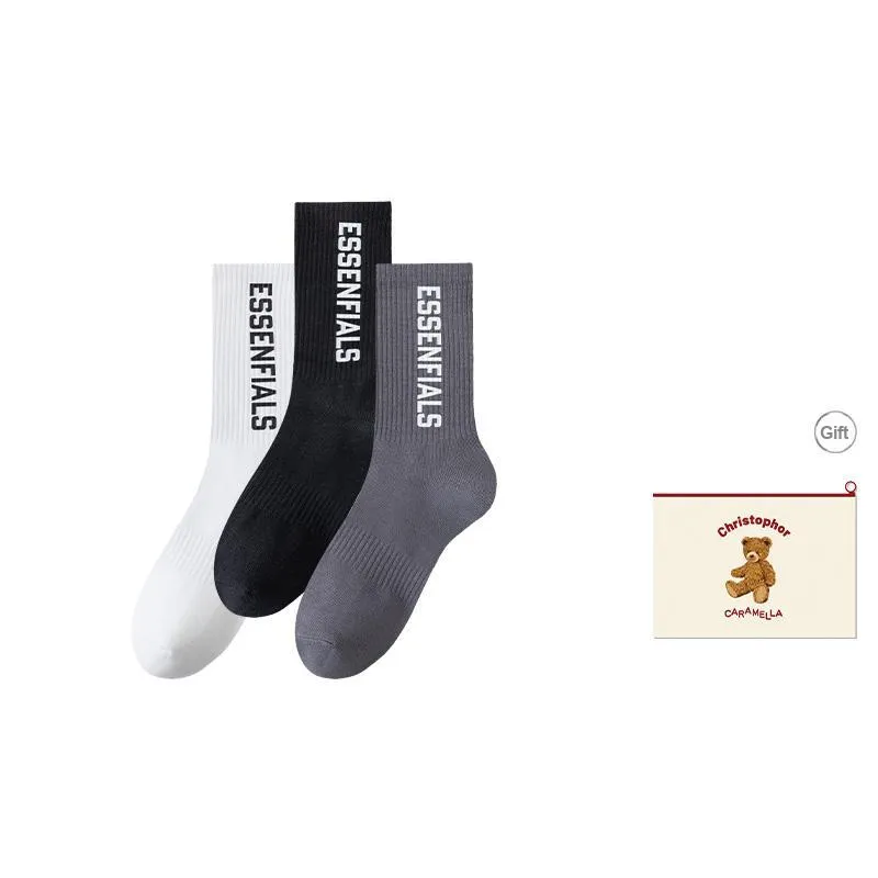 Caramella Mid Calf Socks Unisex Shopping Bag Combo-8