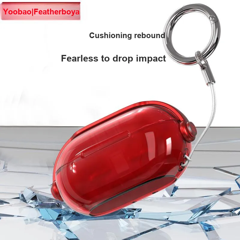 Yoobao Compatibility P MOTIVE Beats Solo Buds TPU Creative Lock Design Fully Enclosed Impact Resistant Headphone Cases-6