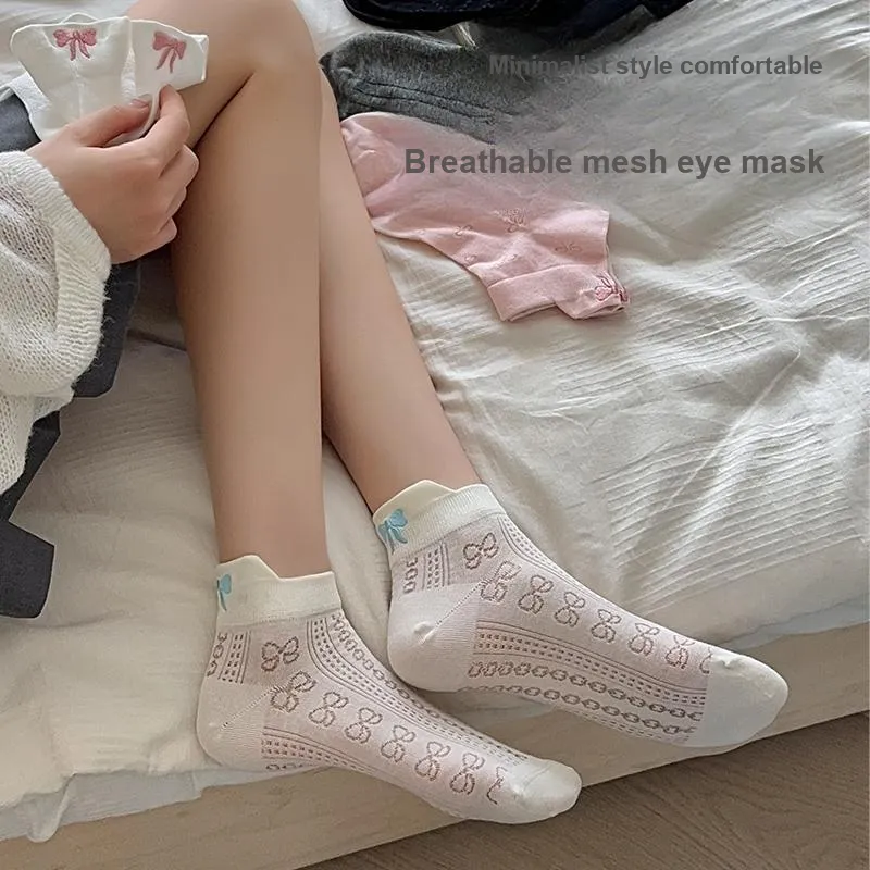 XIA.WA.ZHI.XIU Ankle Socks Women's Box 5 Pack-19
