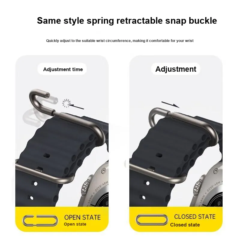 AMKE Apple Compatibility Watch Band Silicone Material-2