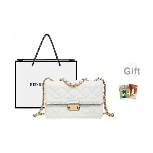 RED DRAGONFLY Коровья кожа Сумка через плечо Сумка на плечо Стандартная Женская Экрю Черный