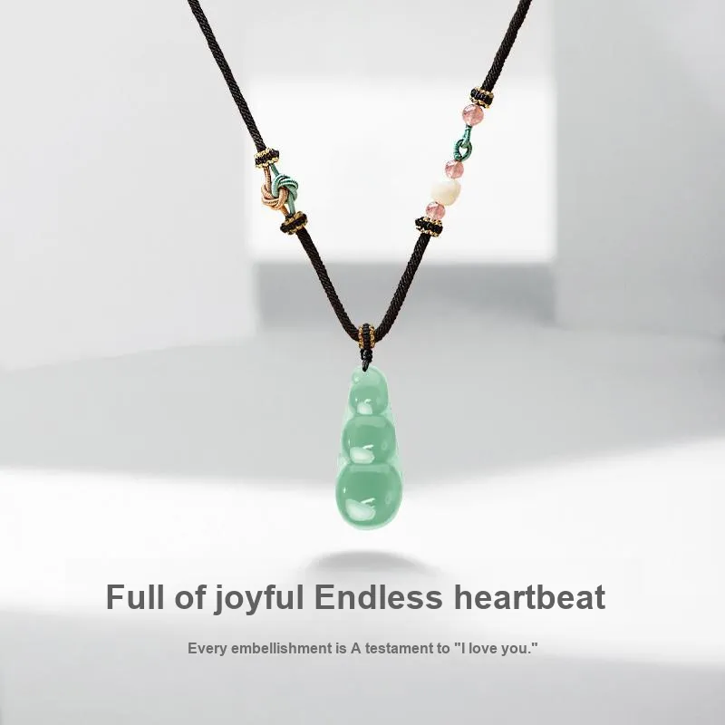 JUICY GRAPE African Emerald Necklaces Unisex-1