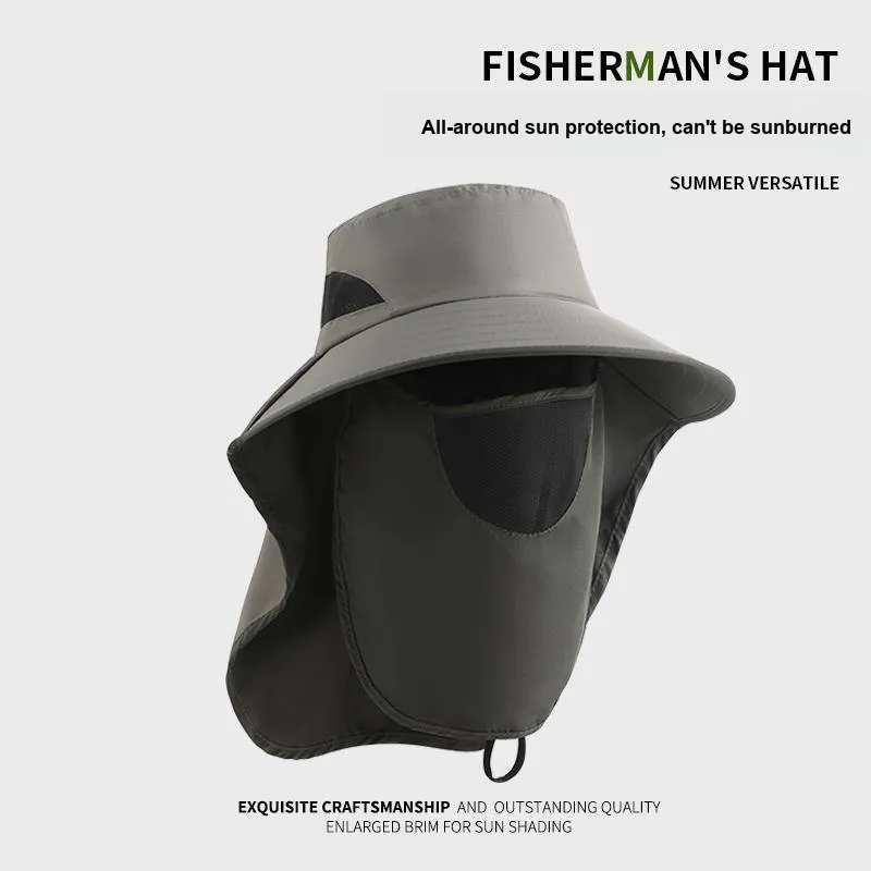 NANJIREN Polyester Sun Protection Hats Men's-7