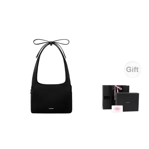 Muuluu Handbag Black With Heartbeat Box