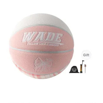 WADE PU Basketball JK Preppy Pink No. 6/No. 7 Training Match Women's