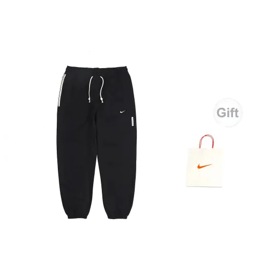 Nike Dri-FIT Standard Issue Casual Pants Men Black Gift Bag