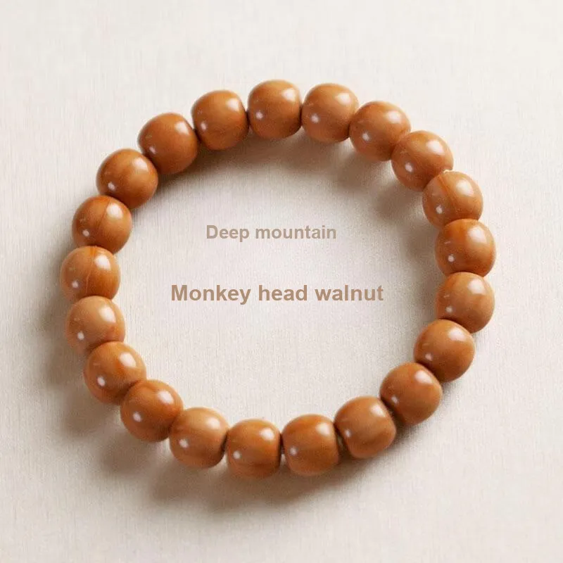 YUFENGXI Monkey Head Walnut Bracelets Unisex-13