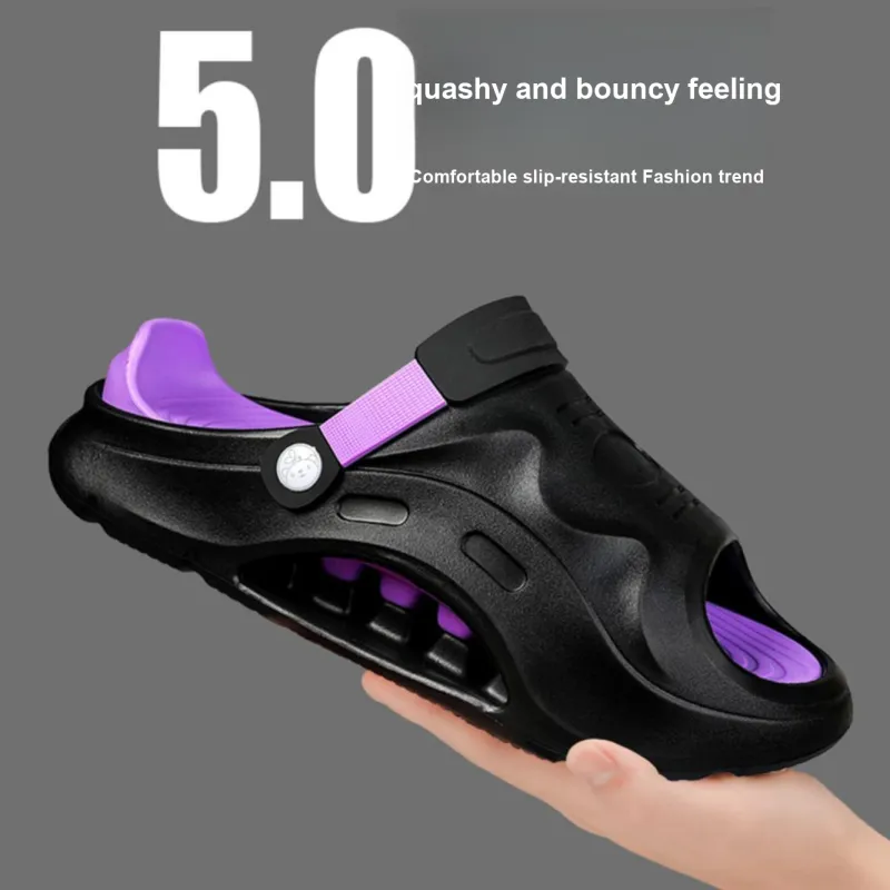 Budding Bear EVA Slip Resistant Odor Resistant Abrasion Resistant Slide Slippers Men's-14
