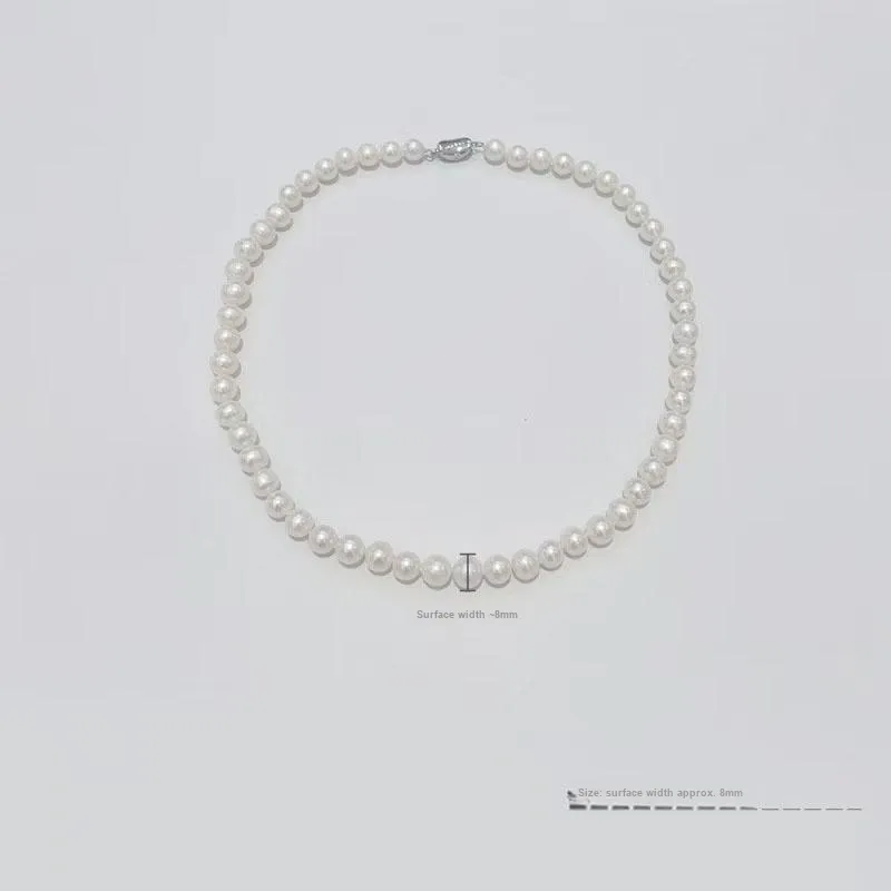 Zhongzhao Jewelry Pearl Necklaces Unisex-6