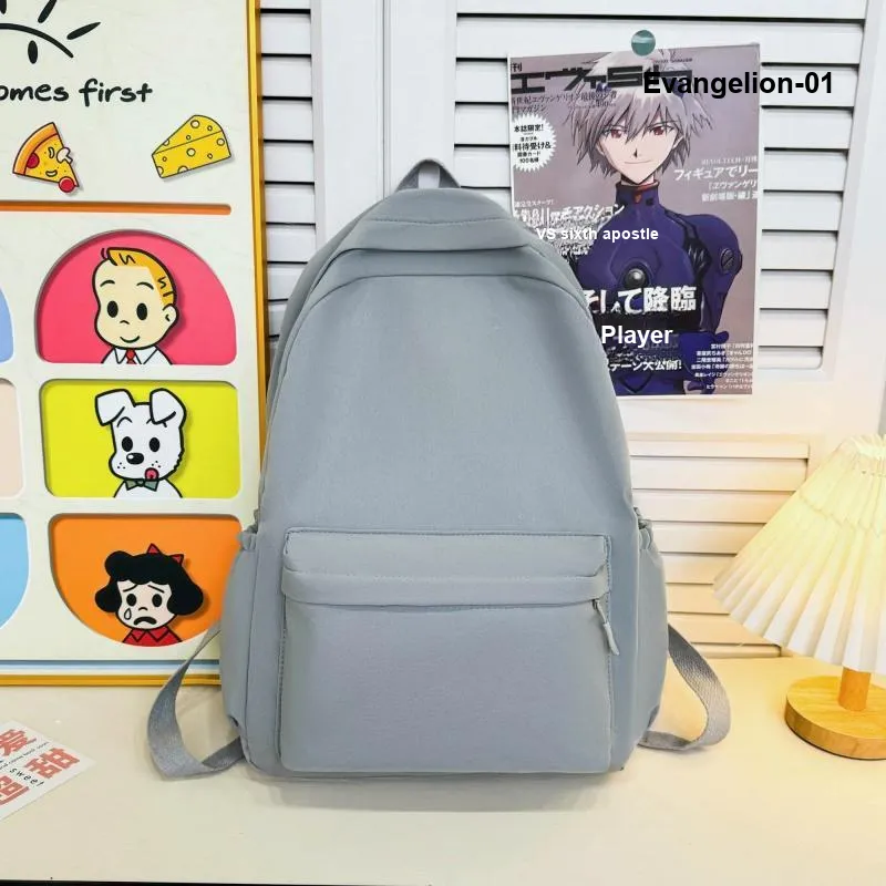 PULEWEI Canvas Backpack Unisex Multicolor-9