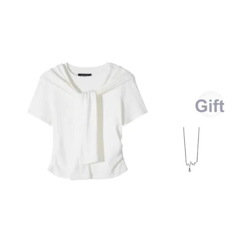 SHIEN Изображение Цвет С ожерельем Женские T-рубашки