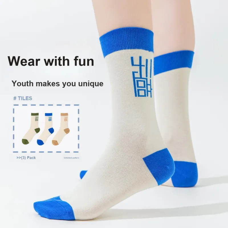 Top Melon Mid Calf Socks Women's 3 Pack-3