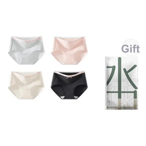 Flowers in water Трусики-бикини Женские Shopping Bag 4 шт