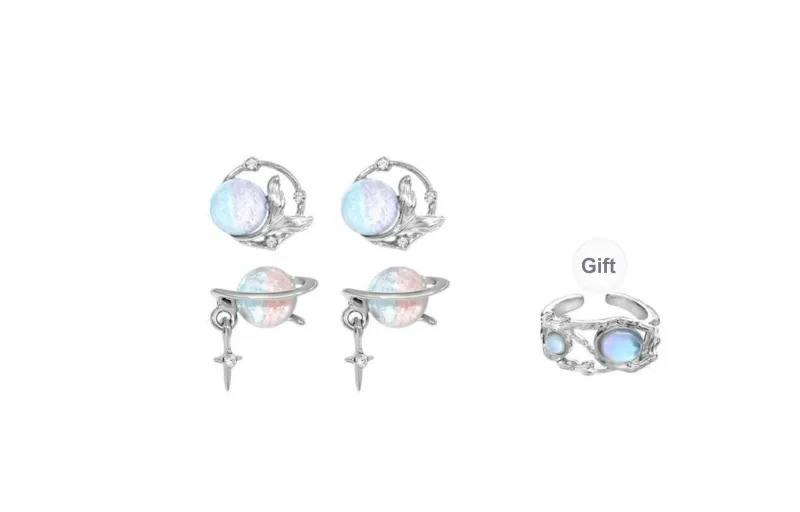 Welcome To The Treasure Alloy Earrings Women's-9