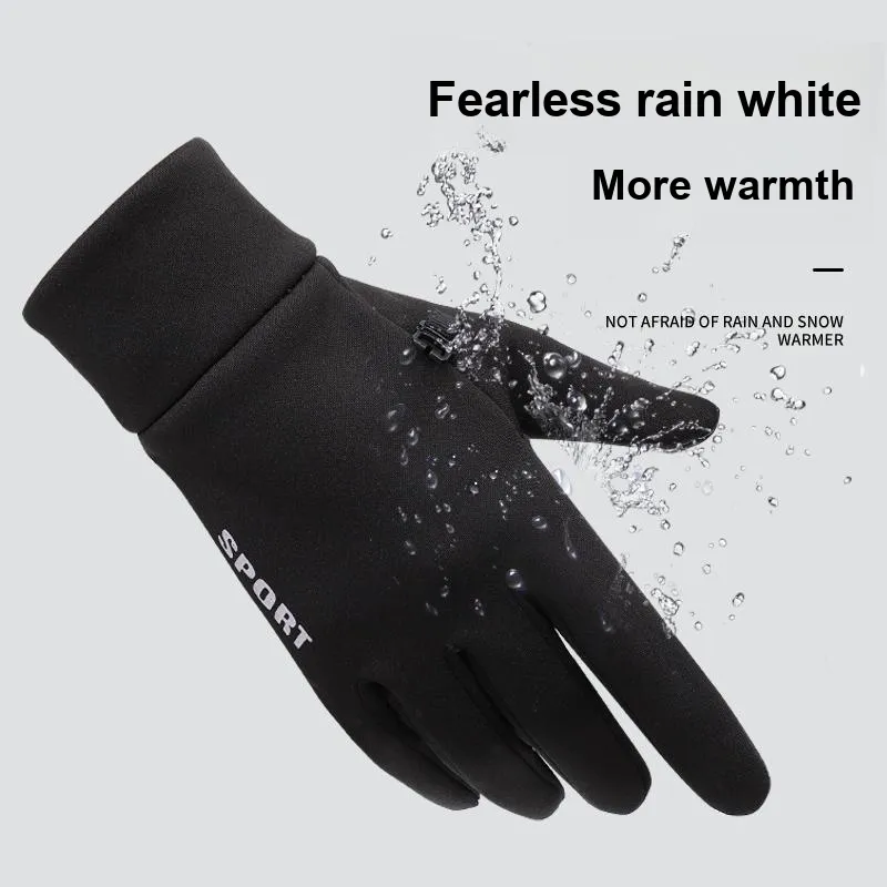 NANJIREN Thickened Warm Gloves Men's-5