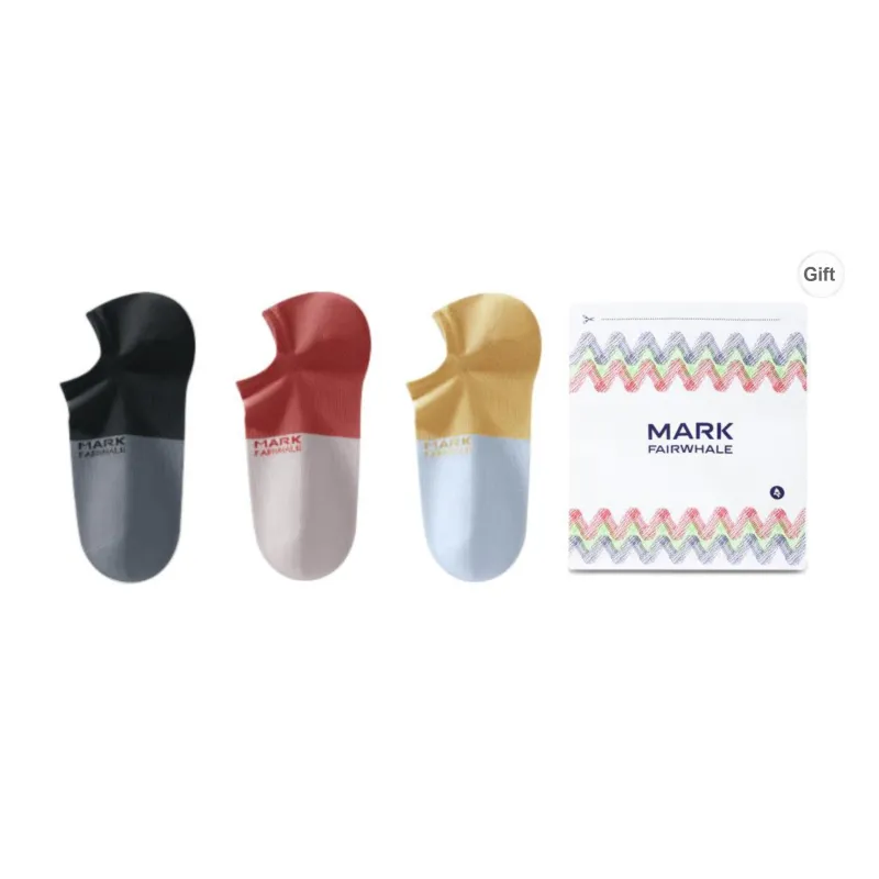 FAIRWHALE Ankle Socks Unisex Box Of 3 Pairs-2