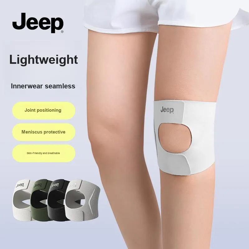 Jeep Knee Pads Polyamide Running, Mountaineering, Hiking, Cycling, Badminton, Fitness, Table Tennis Unisex-1