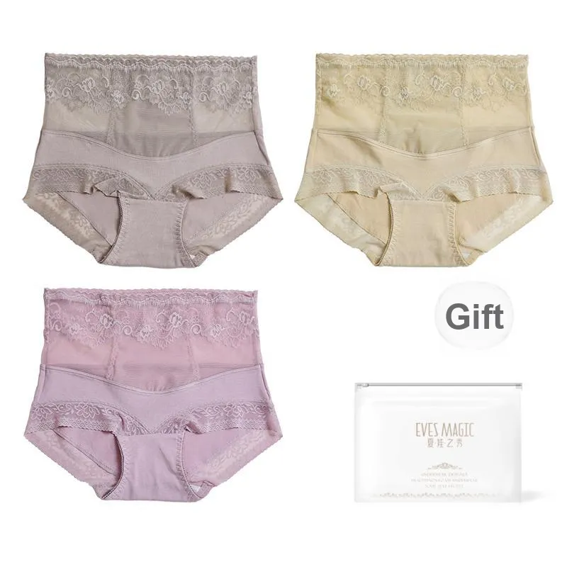 XIA.WA.ZHI.XIU Underpants Women's Shopping Bag 3 Pack-5