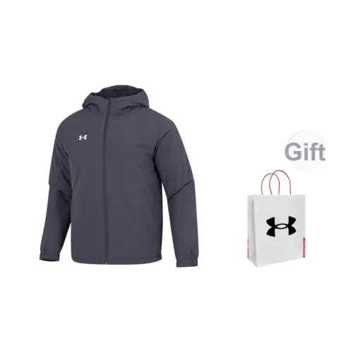 Under Armour Пуховая куртка Мужская Темно-серая Подарочная сумка