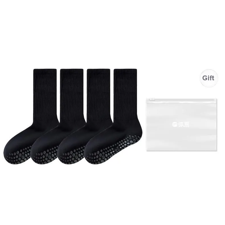 Temooues Mid Calf Socks Women's Shopping Bag Combo Set-11