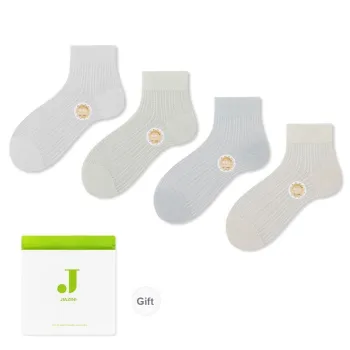 JIAZINI Ankle Socks Women's 4 Pack