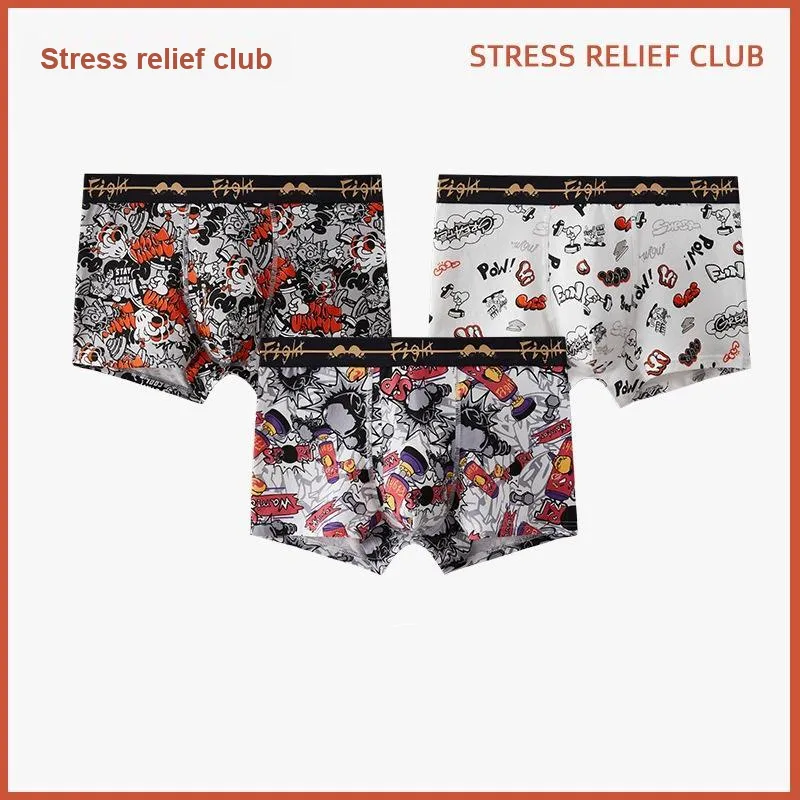 Qiao Ni Tong Underpants Men's 3 Pack-17