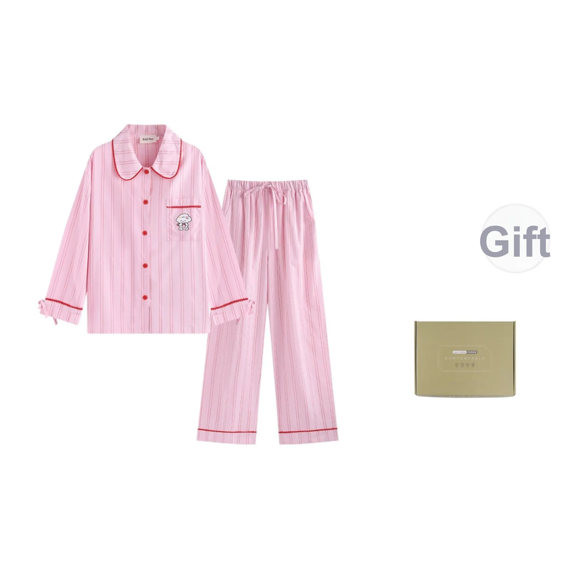 Wabi Town Pajama Подарочная коробка Женские Розовый