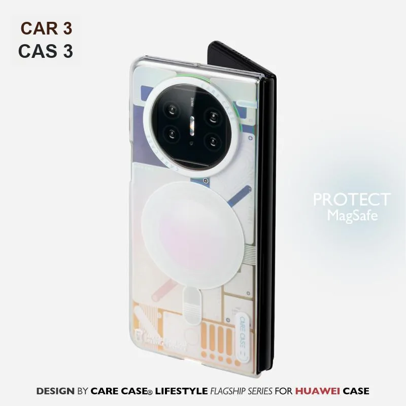 CARECASE TPU Material Circuit Board Magnetic Phone Case Compatible With Huawei MATE X5-1