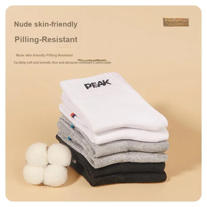 PEAK Mid Calf Socks Unisex 3 Pack-3