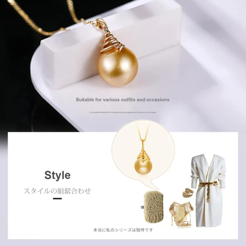 ME LUXE Pearl Pendants Women's-3