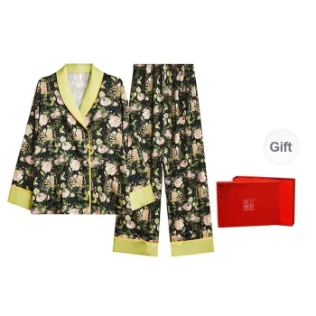 Shanghai Story Pajama Set Women's Gift Box Set Butterfly Love Flower