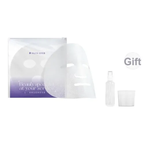 NILIYA Шелк Маска для лица Листья Увлажняющий Влажный Компресс Спа Красота Клиника Эксклюзив