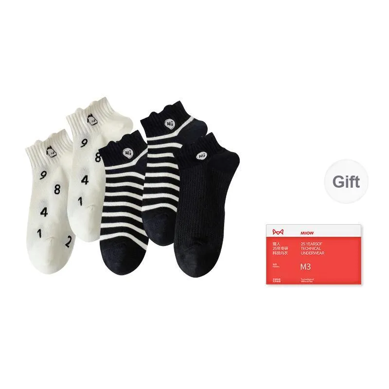 MIIOW Trend Party Series Ankle Socks Women's Shopping Bag Combo Set-8