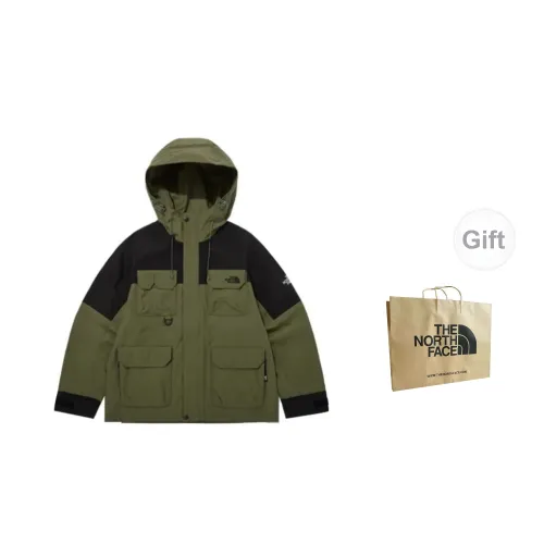 THE NORTH FACE Jackets Unisex Army Green With Gift Bag Included