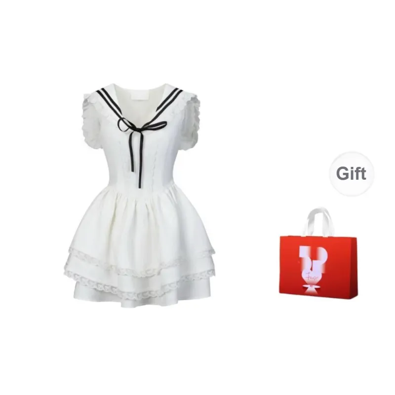 BEAUTIFUL CONFESSION Sleeveless Dress Women's White-6
