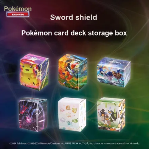 POKEMON Упрощенный Китайский PTCG Sword Wa Shield Deck Box Card Аксессуары Целая коробка