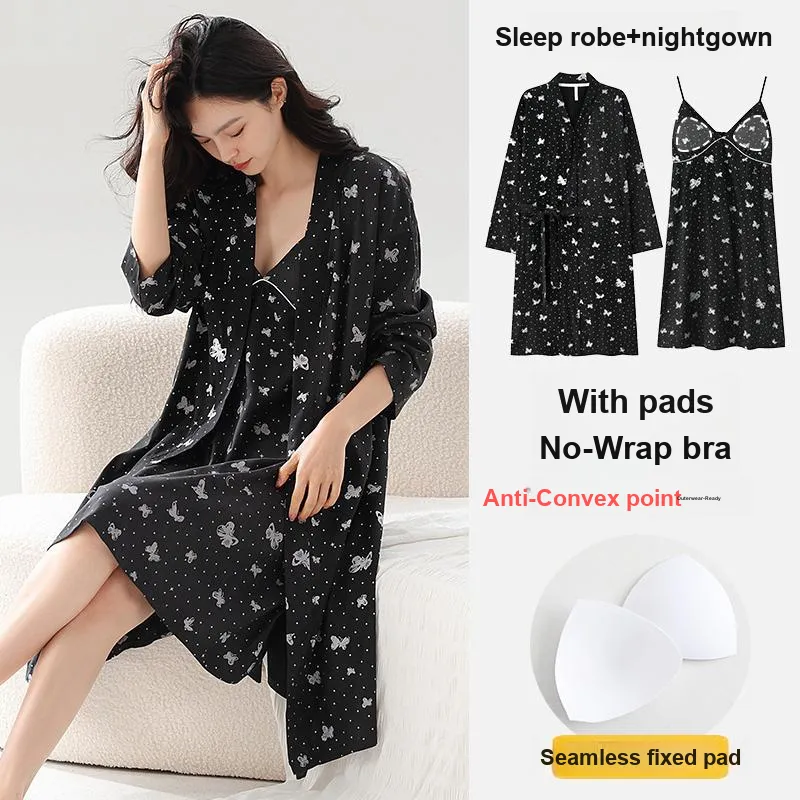 NOME Nightgown Sleep Robe Women's-3