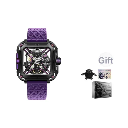 CIGA Design X Collection Gorilla Watch FOURTRY Коллаборация Автоматический механический механизм Силиконовый ремешок