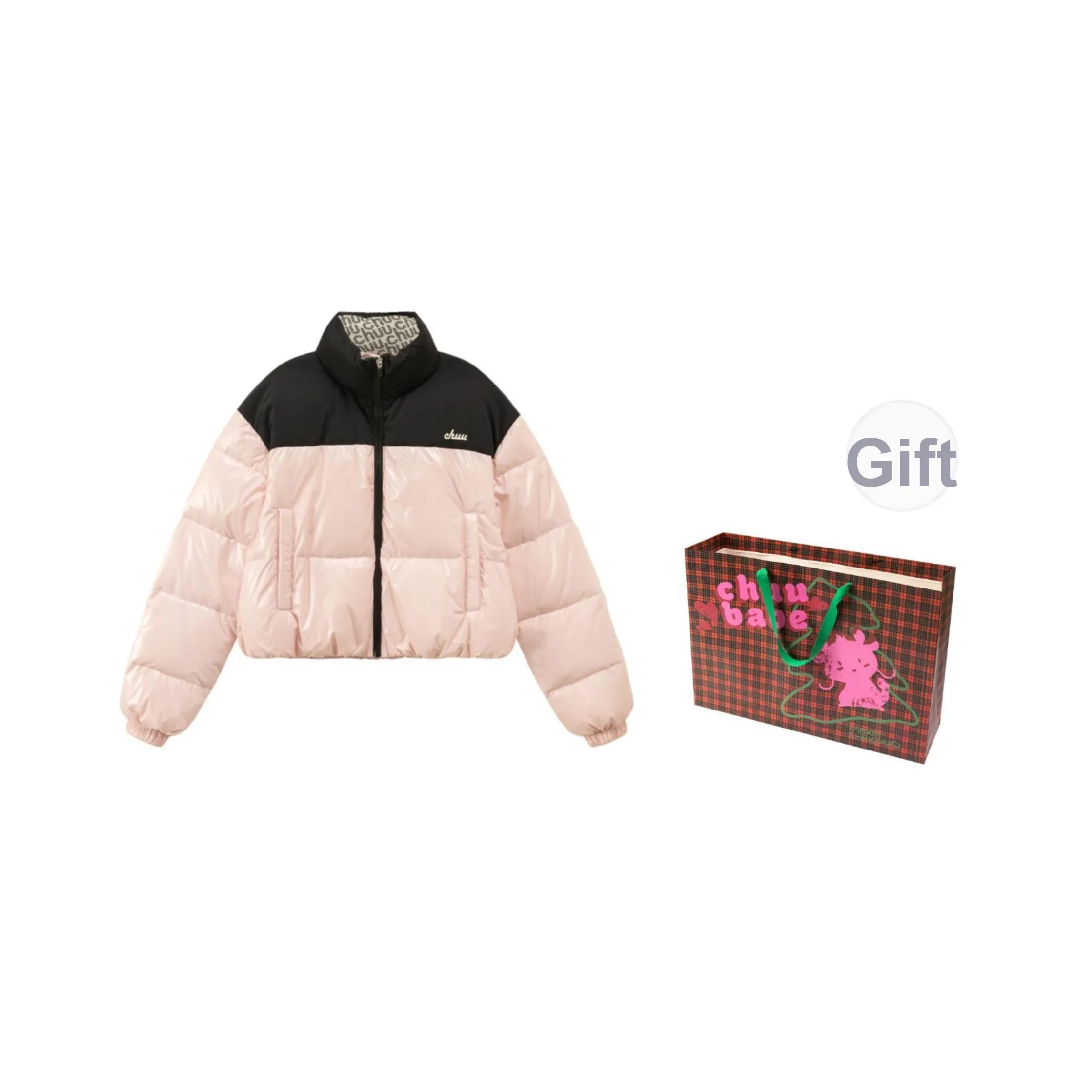 CHUU Cloud Кремовый пуховик женский