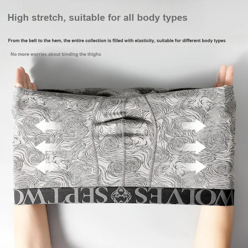 SEPTWOLVES Boxer Shorts Men's Gift Box Set+Shopping Bag-5