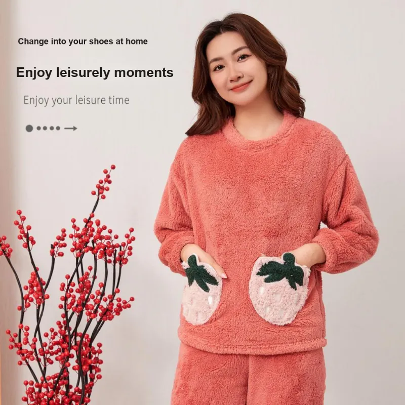 Aidai Pajama Set Women's Citrus Orange-3